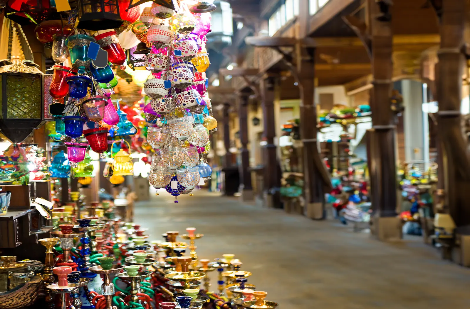 Bazar artesanal souvenirs marruecos